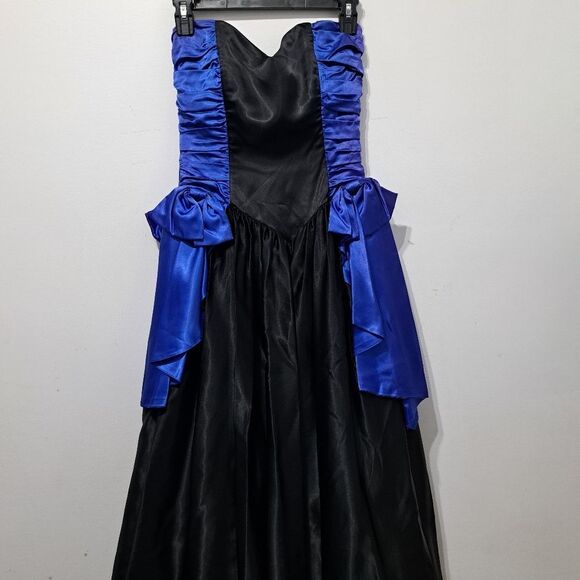 Vintage Gunne Sax Romantic Goth Y2K Sweetheart Neckline Princesscore Small Black - Picture 13 of 16